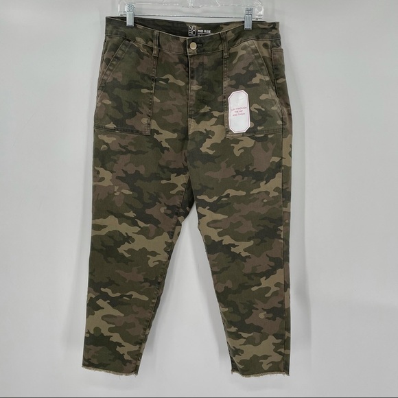 NOBO Denim - NEW! NOBO Camo Mid Rise Cropped Jeans